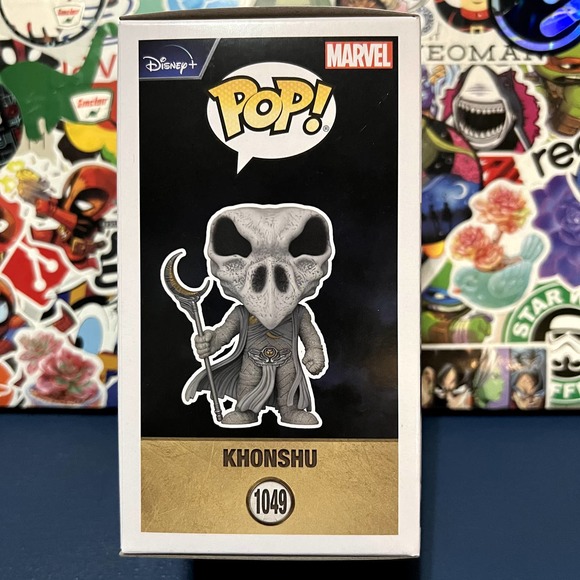 Funko Pop! Marvel #1049 Moon Knight Khonshu GITD (Box Lunch Exclusive) GLOW - Picture 4 of 7